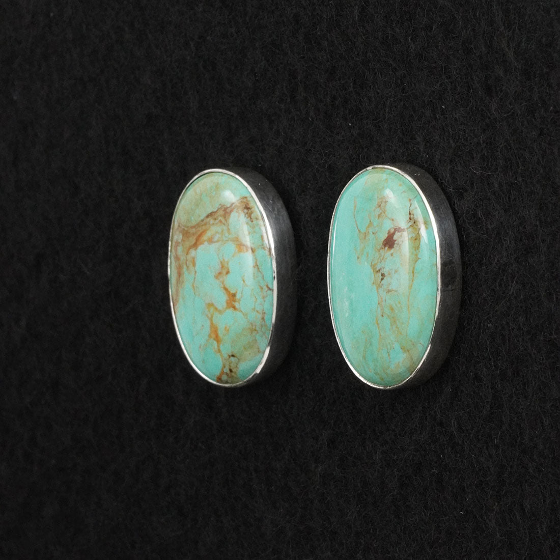 Eugene Gruber Turquoise & Sterling Silver Earrings