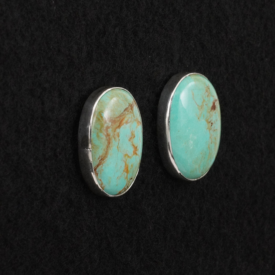 Eugene Gruber Turquoise & Sterling Silver Earrings