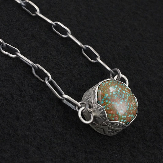 Paul Livingston Turquoise & Sterling Silver Necklace