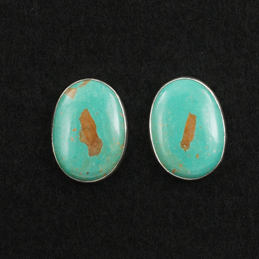 Eugene Gruber Turquoise & Sterling Silver Earrings