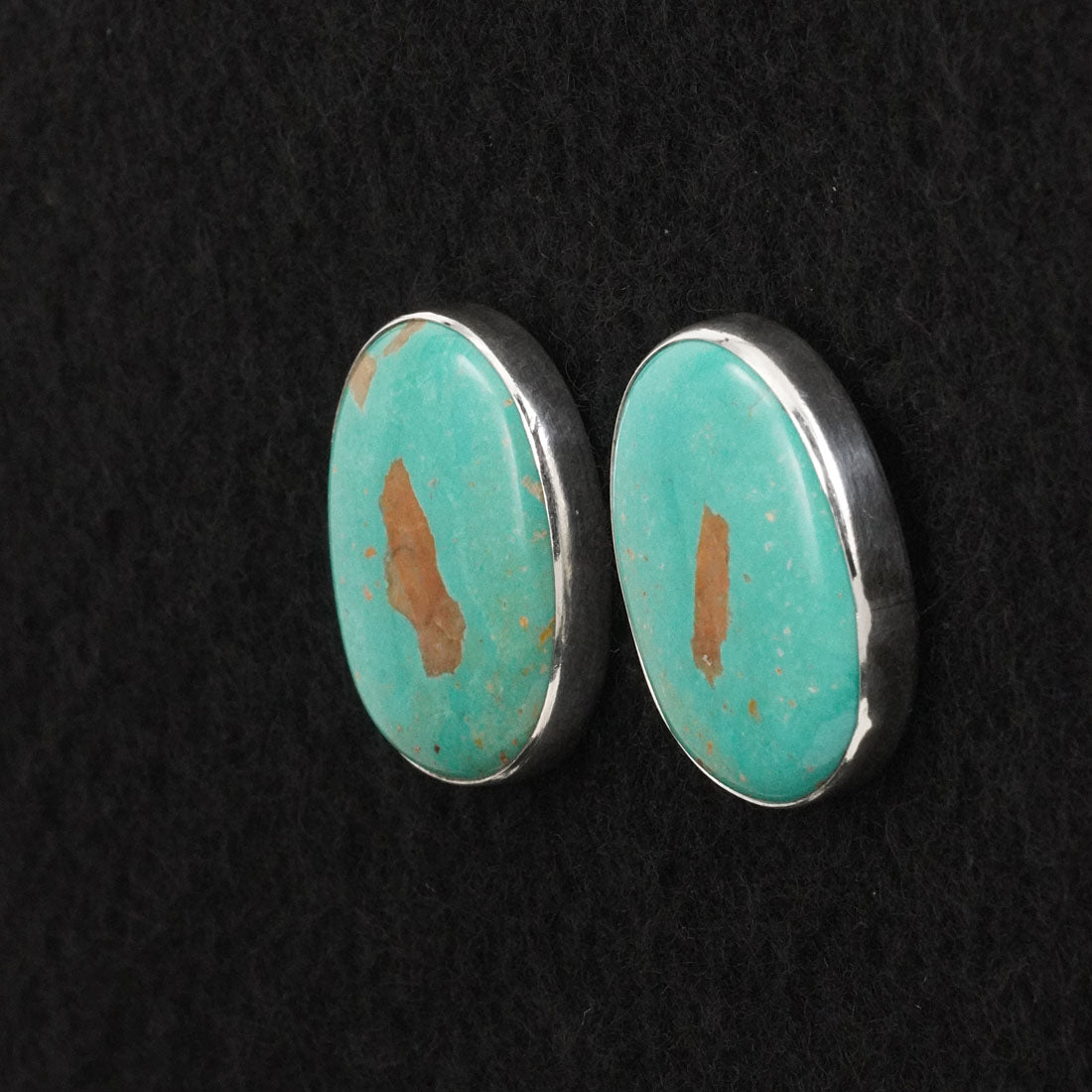 Eugene Gruber Turquoise & Sterling Silver Earrings
