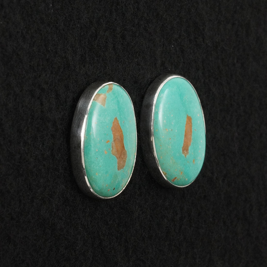 Eugene Gruber Turquoise & Sterling Silver Earrings