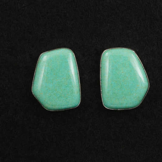 Eugene Gruber Turquoise & Sterling Silver Earrings