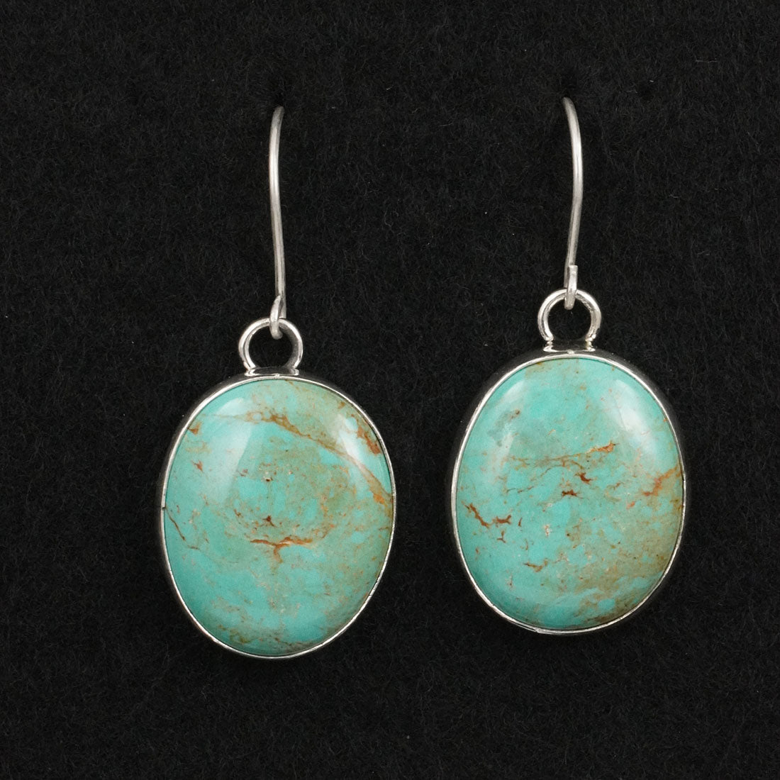 Eugene Gruber Turquoise & Sterling Silver Earrings