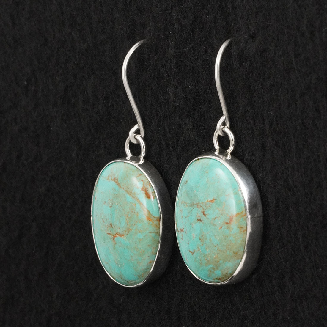 Eugene Gruber Turquoise & Sterling Silver Earrings