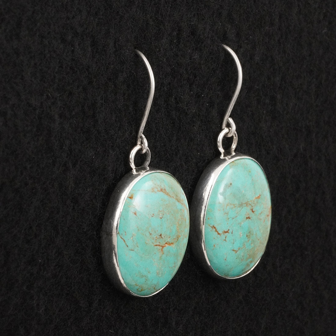 Eugene Gruber Turquoise & Sterling Silver Earrings
