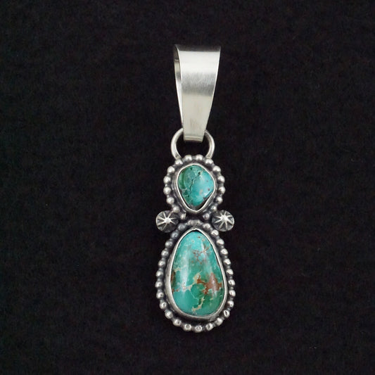 Randy Billy Turquoise & Sterling Silver Pendant