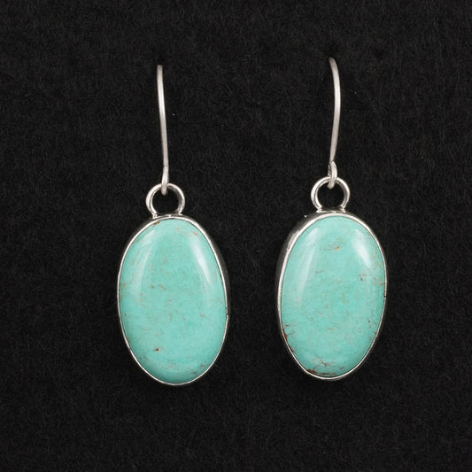 Eugene Gruber Turquoise & Sterling Silver Earrings
