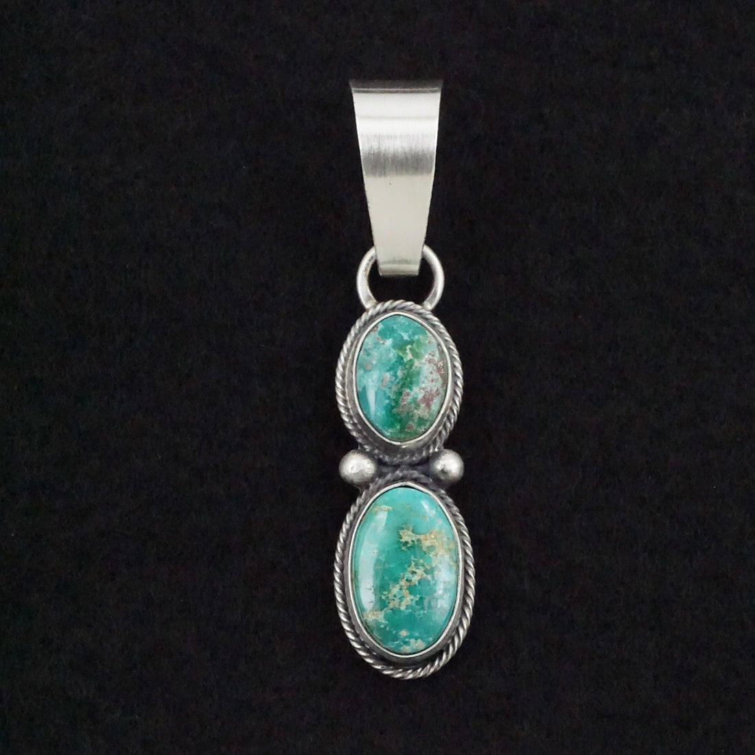 Randy Billy Turquoise & Sterling Silver Pendant