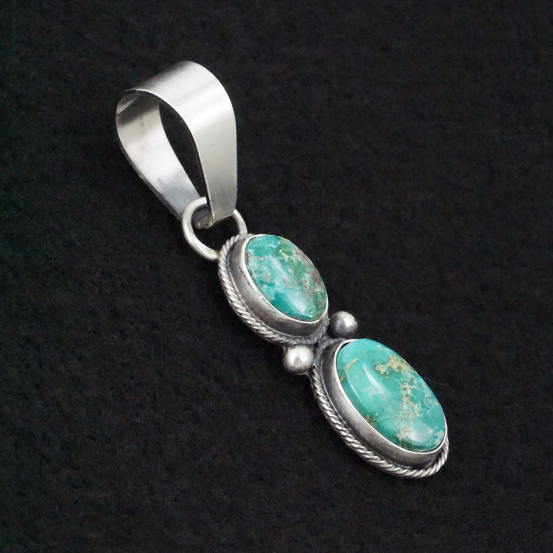 Randy Billy Turquoise & Sterling Silver Pendant