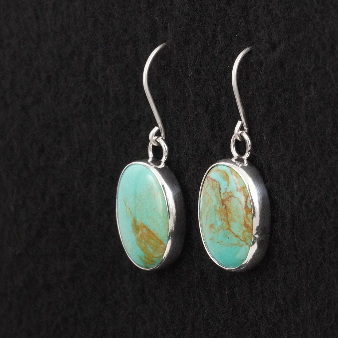 Eugene Gruber Turquoise & Sterling Silver Earrings