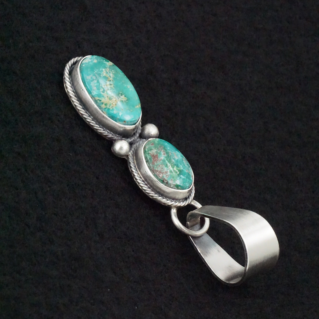 Randy Billy Turquoise & Sterling Silver Pendant