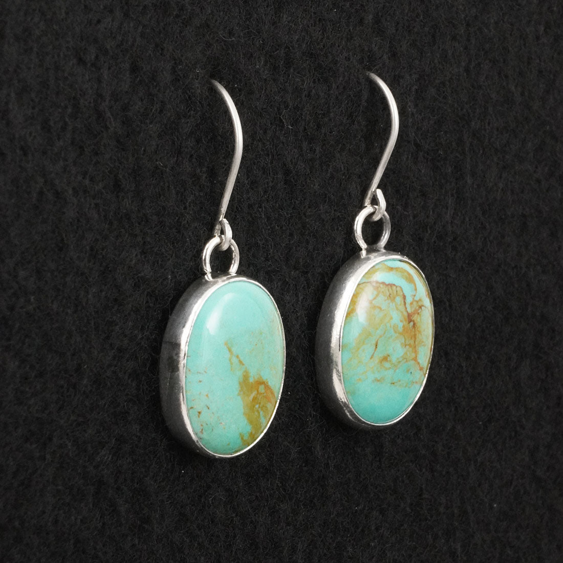 Eugene Gruber Turquoise & Sterling Silver Earrings