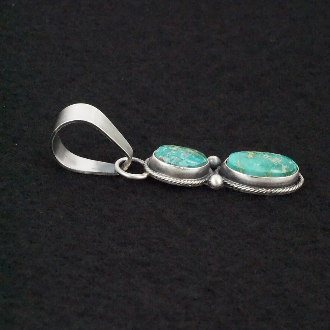 Randy Billy Turquoise & Sterling Silver Pendant