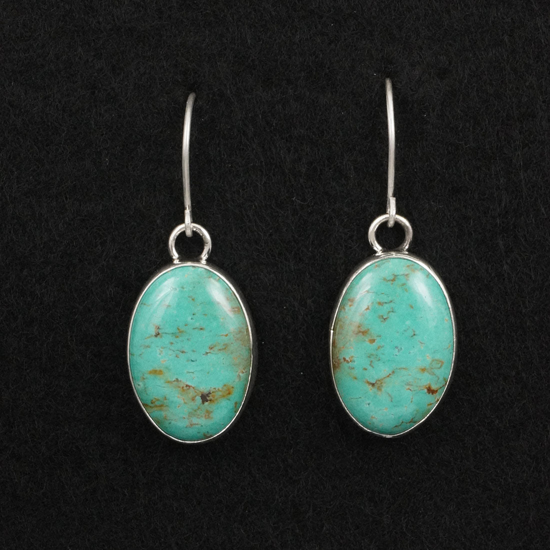 Eugene Gruber Turquoise & Sterling Silver Earrings
