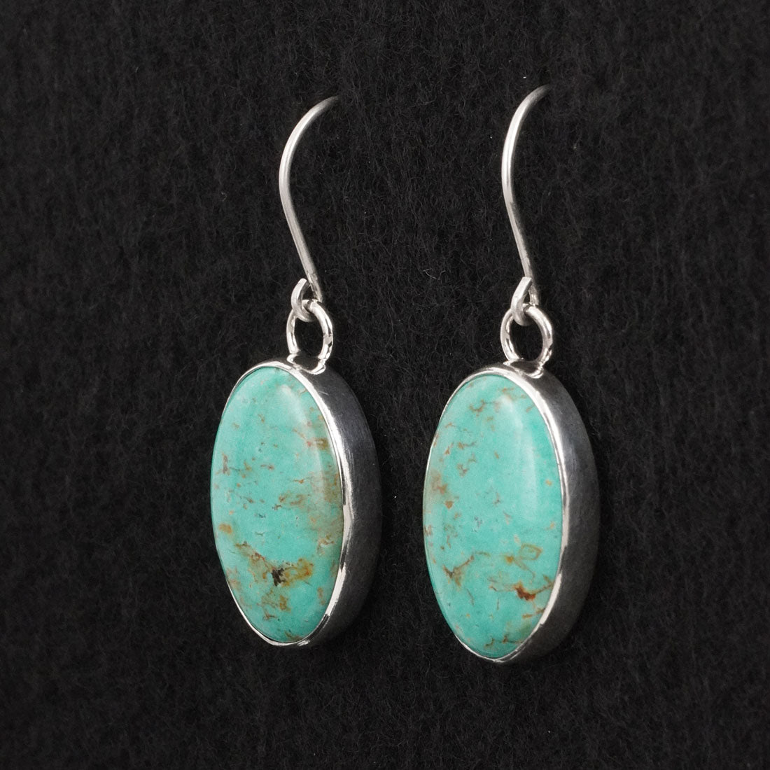 Eugene Gruber Turquoise & Sterling Silver Earrings