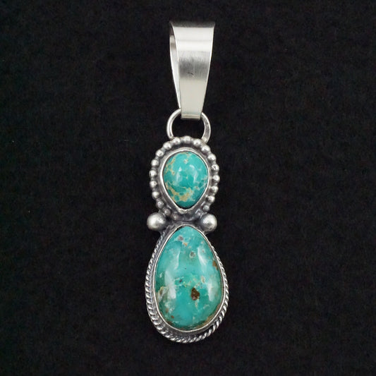 Randy Billy Turquoise & Sterling Silver Pendant