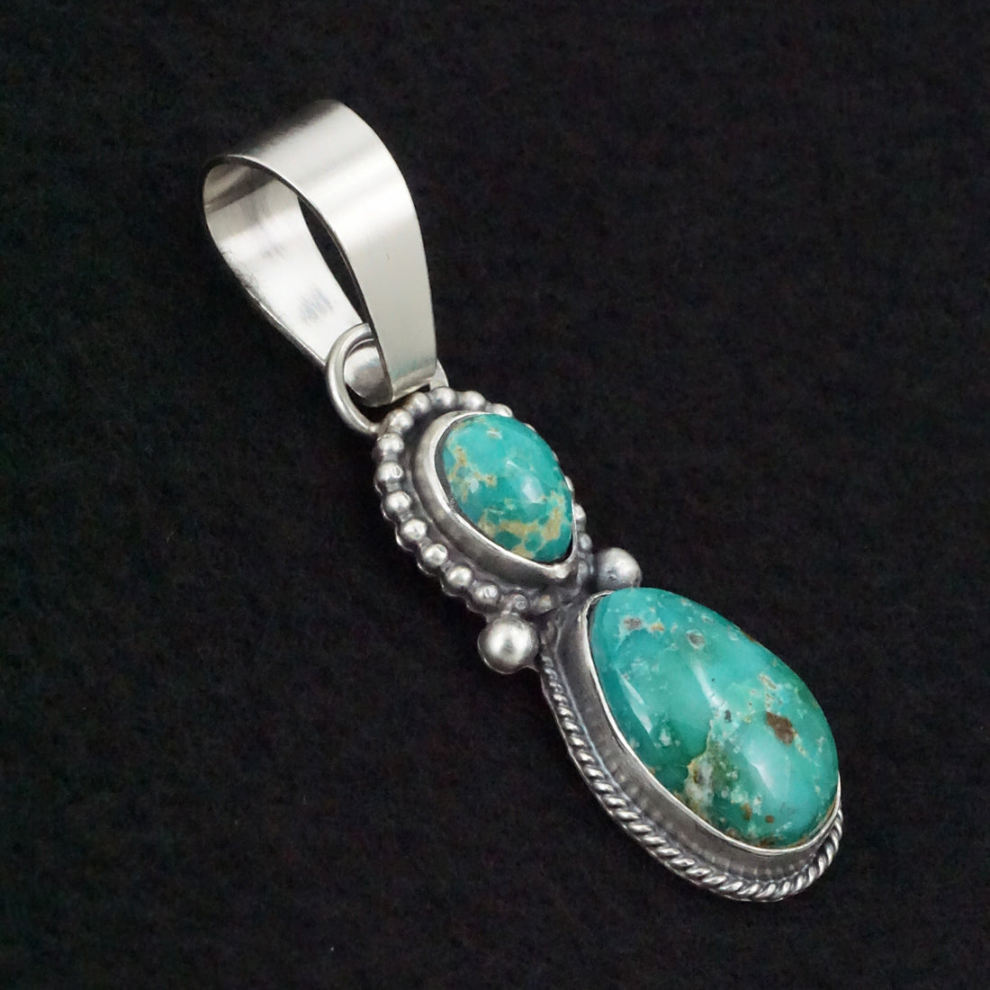 Randy Billy Turquoise & Sterling Silver Pendant