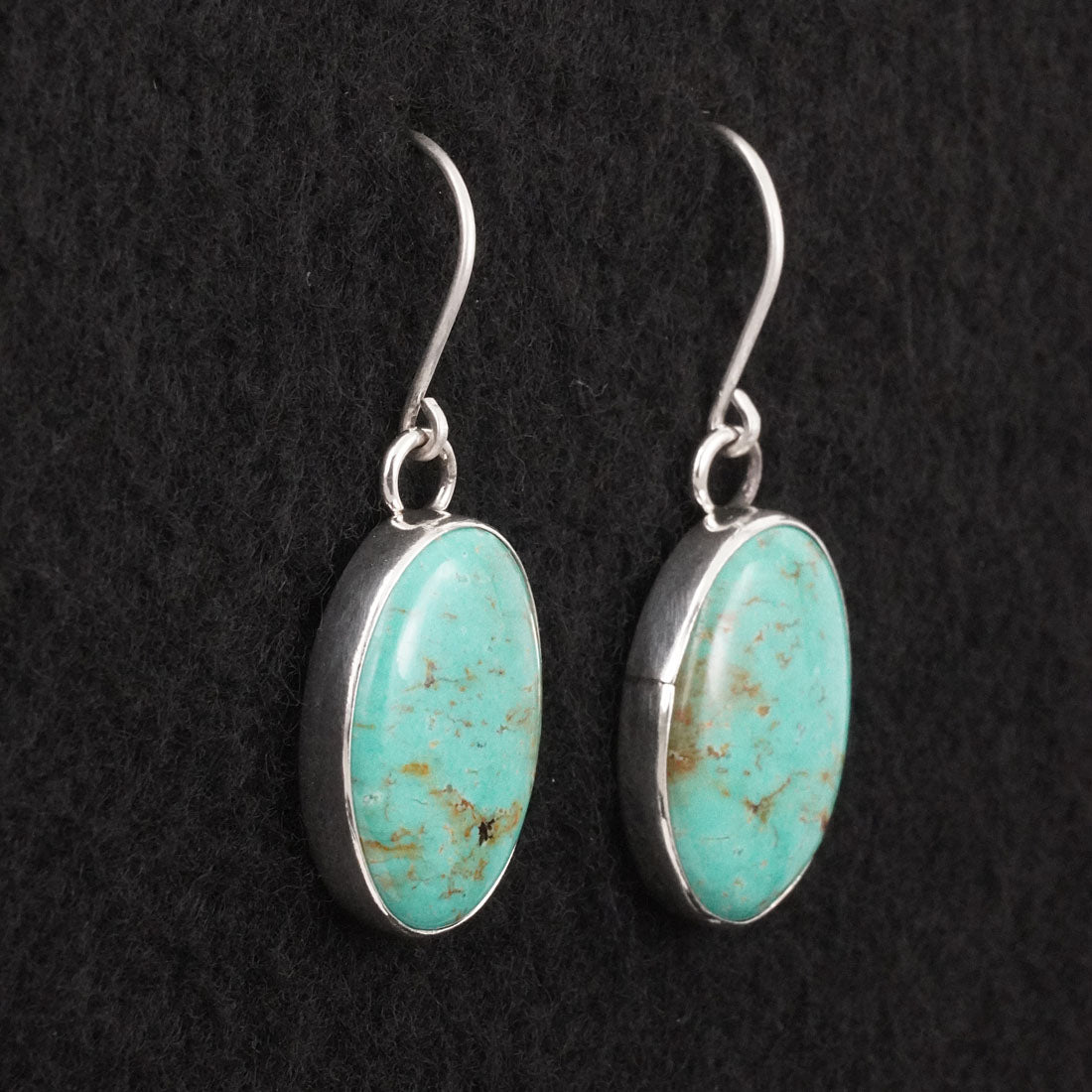 Eugene Gruber Turquoise & Sterling Silver Earrings