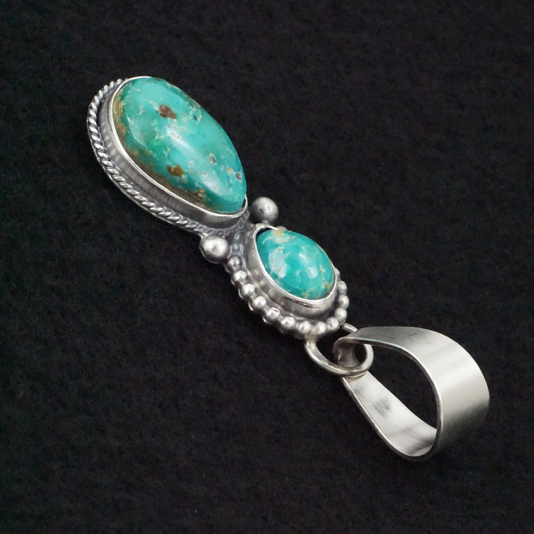 Randy Billy Turquoise & Sterling Silver Pendant