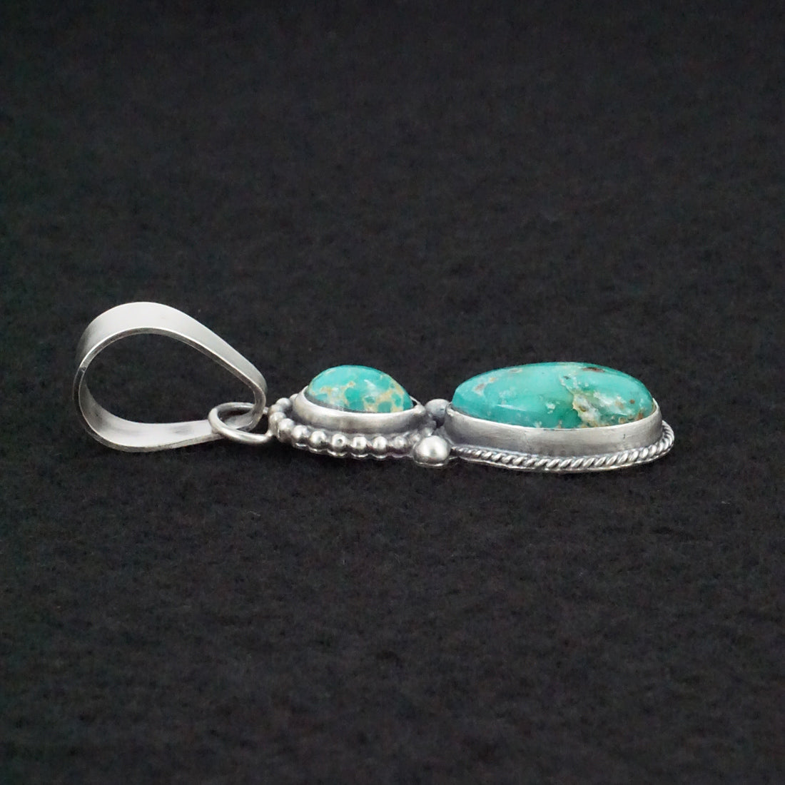 Randy Billy Turquoise & Sterling Silver Pendant