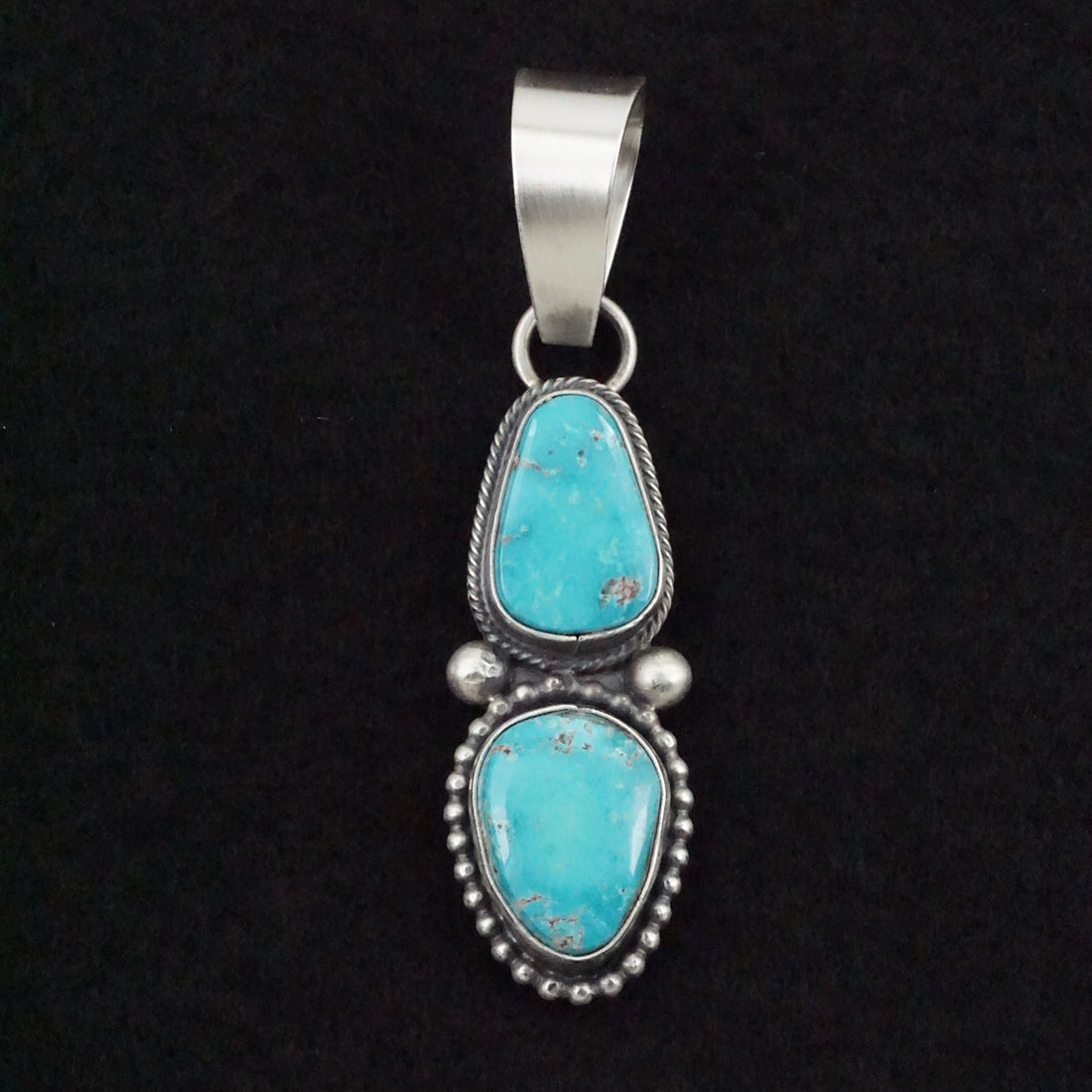 Randy Billy Turquoise & Sterling Silver Pendant