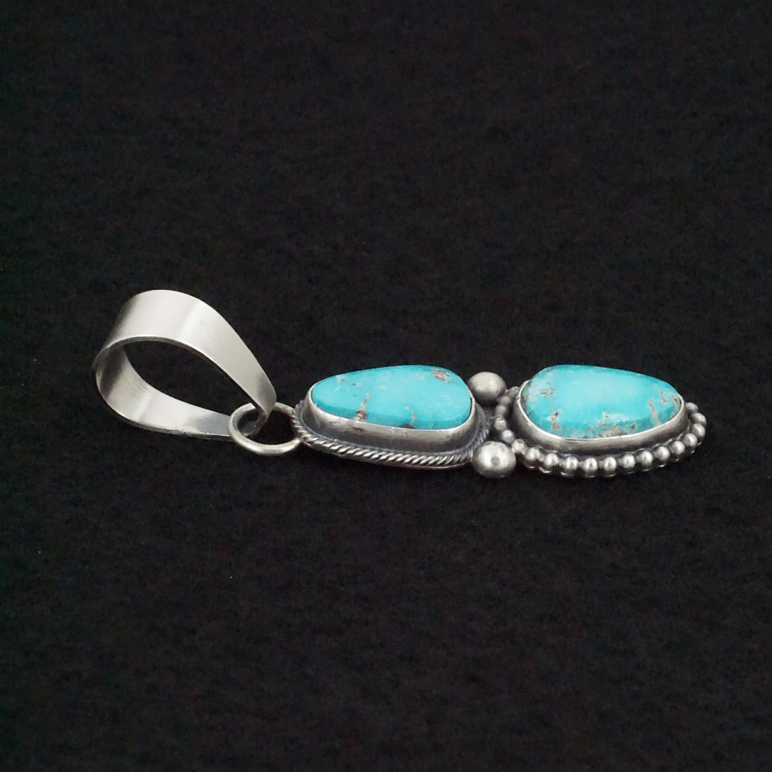 Randy Billy Turquoise & Sterling Silver Pendant