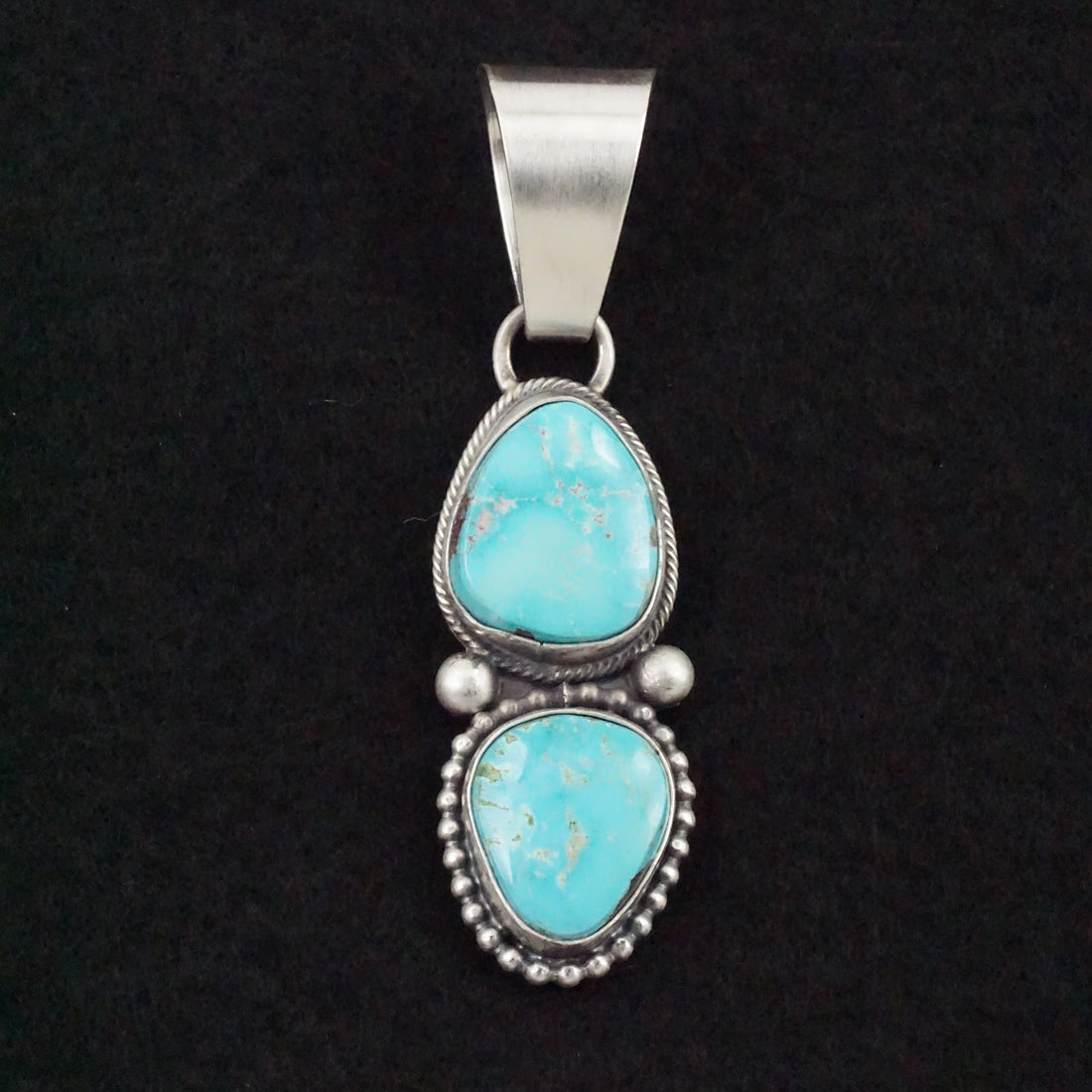 Randy Billy Turquoise & Sterling Silver Pendant