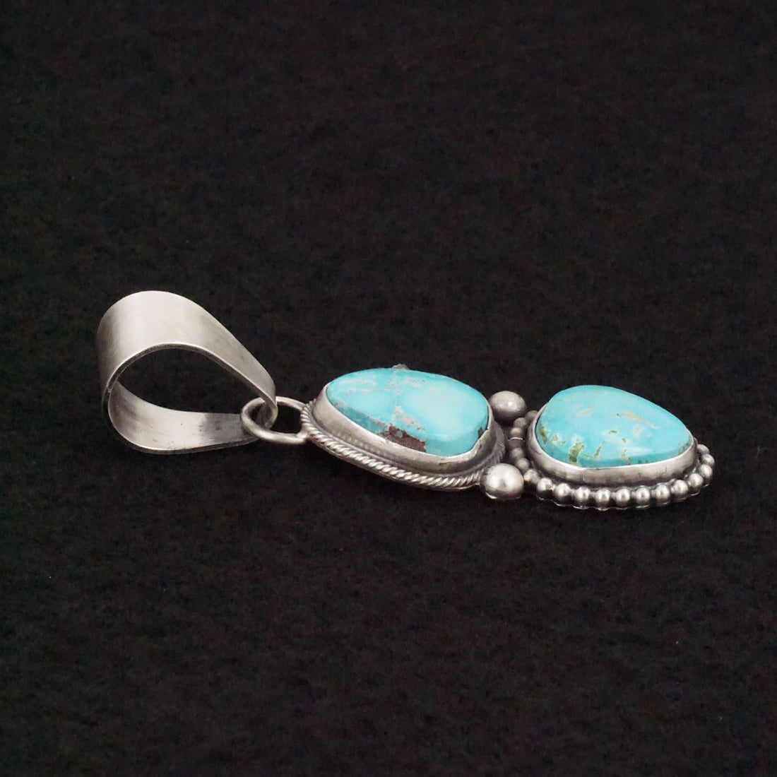 Randy Billy Turquoise & Sterling Silver Pendant