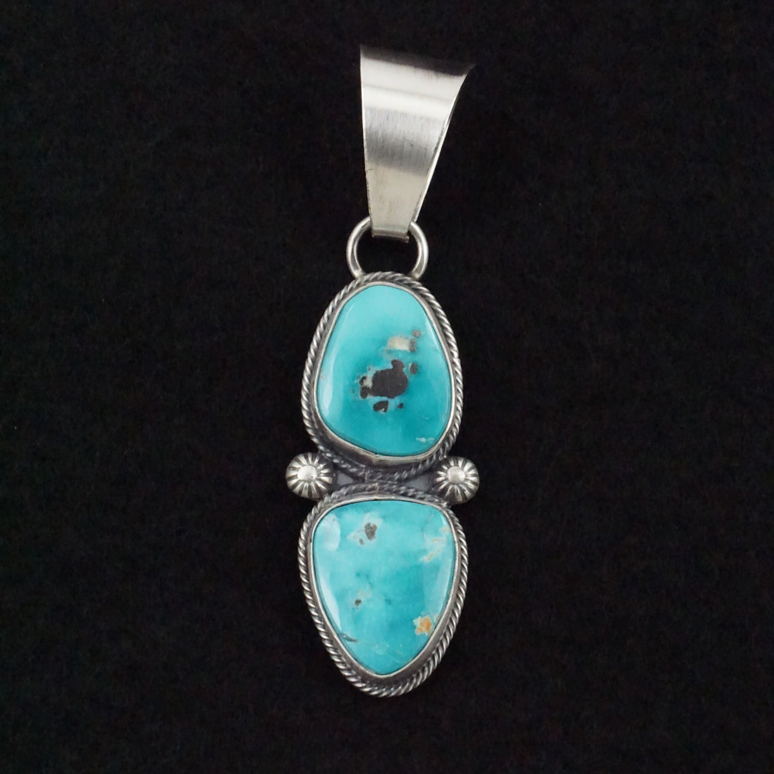 Randy Billy Turquoise & Sterling Silver Pendant