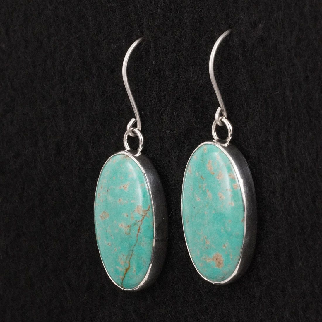 Eugene Gruber Turquoise & Sterling Silver Earrings