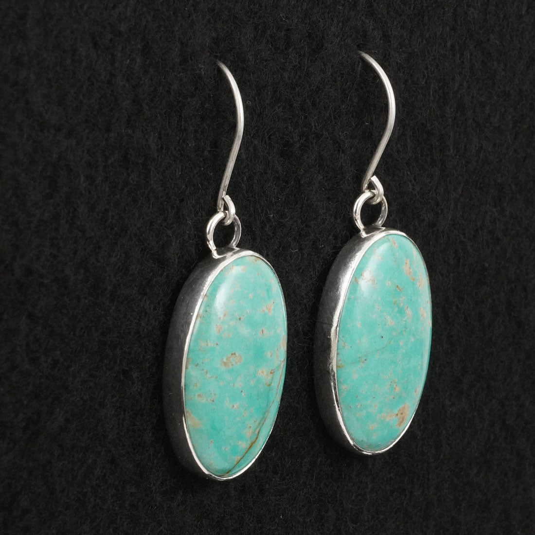 Eugene Gruber Turquoise & Sterling Silver Earrings
