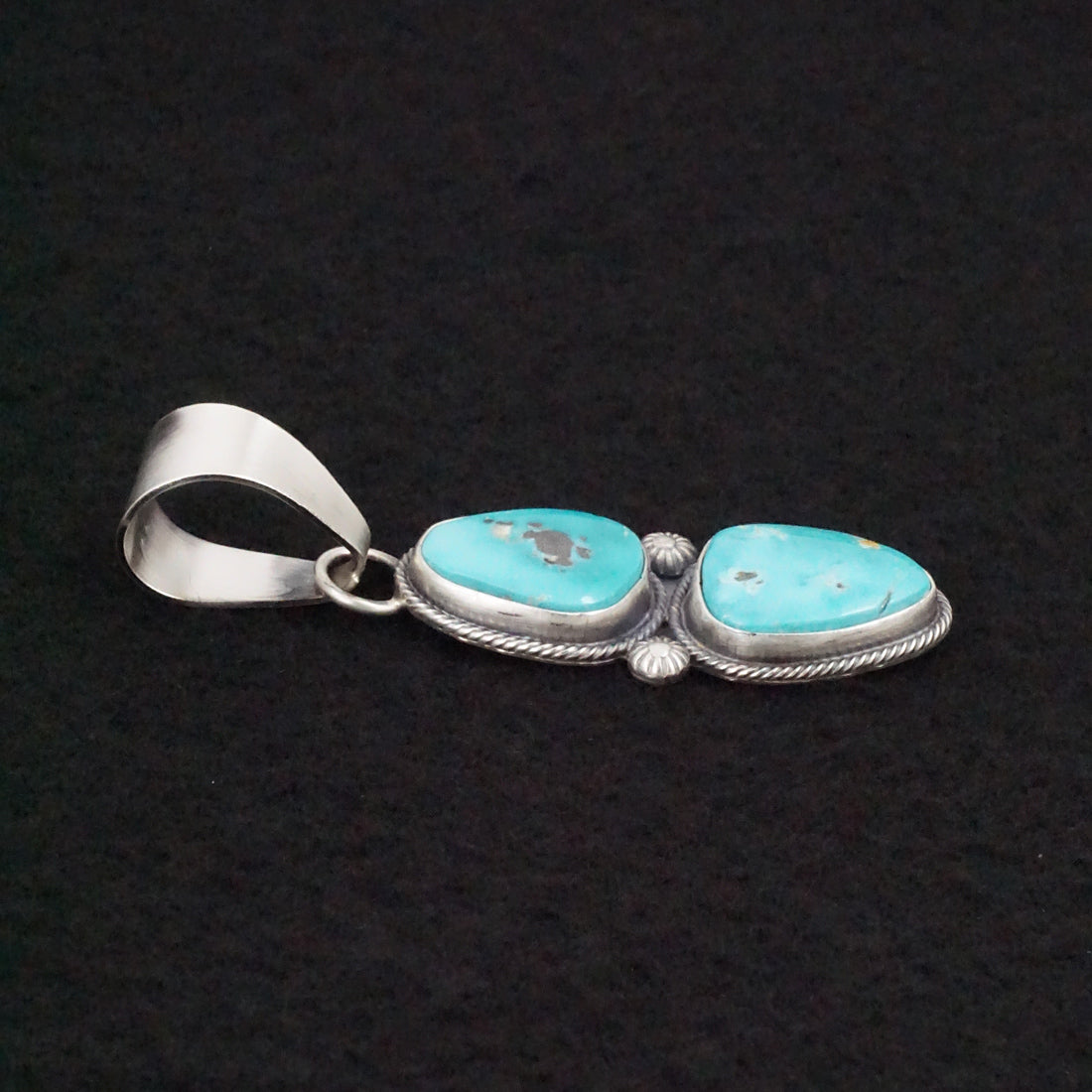 Randy Billy Turquoise & Sterling Silver Pendant