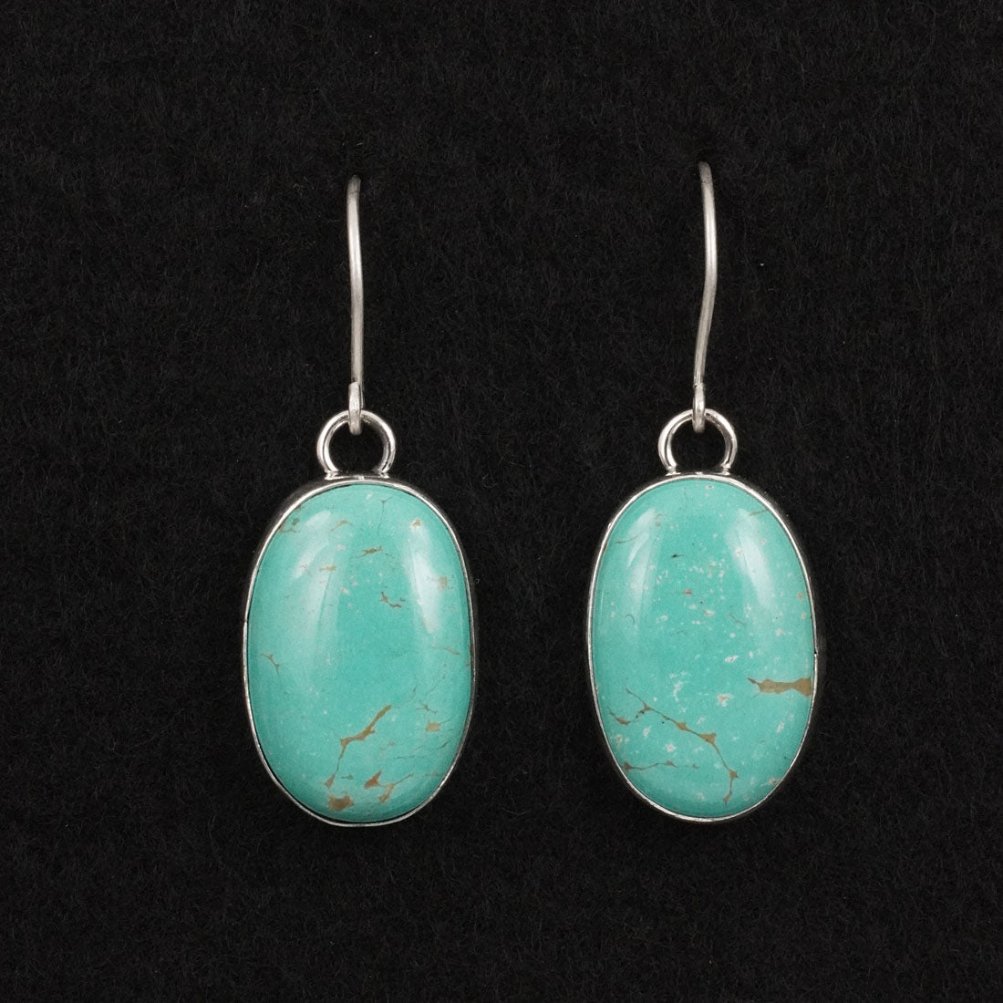 Eugene Gruber Turquoise & Sterling Silver Earrings