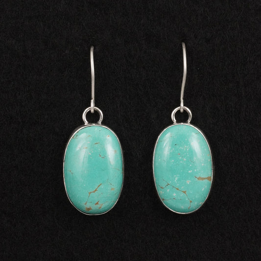 Eugene Gruber Turquoise & Sterling Silver Earrings