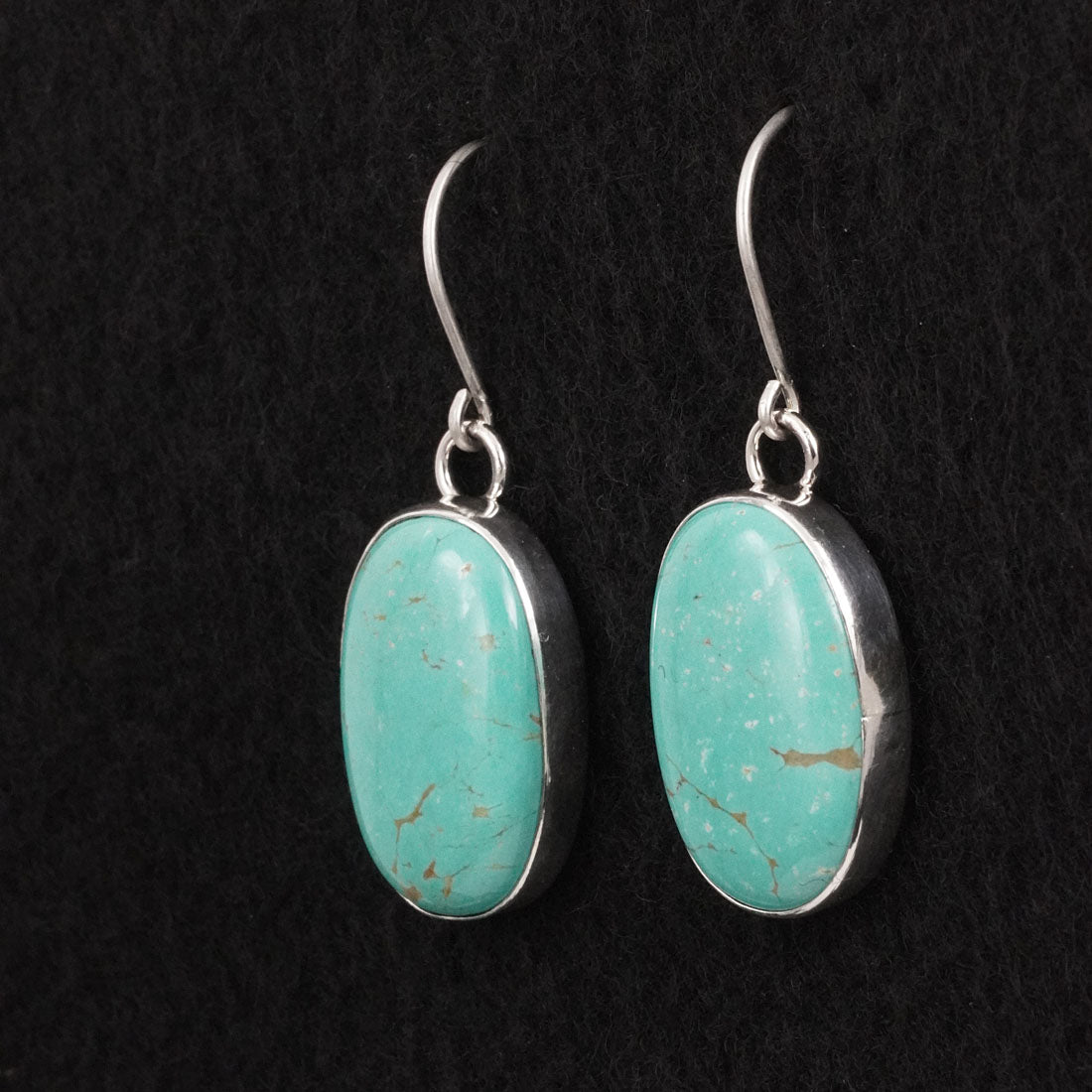 Eugene Gruber Turquoise & Sterling Silver Earrings
