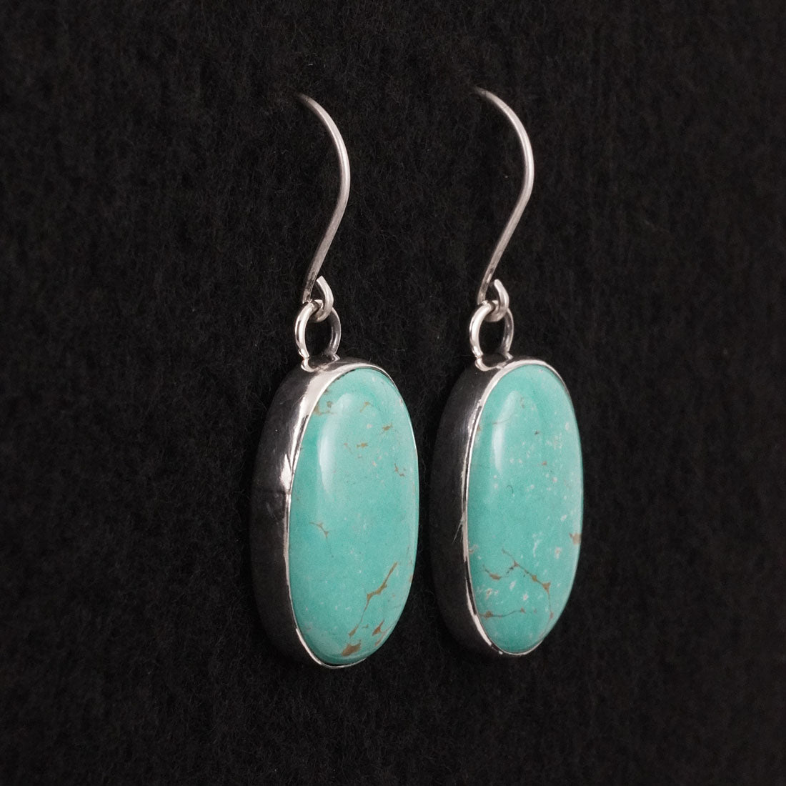 Eugene Gruber Turquoise & Sterling Silver Earrings