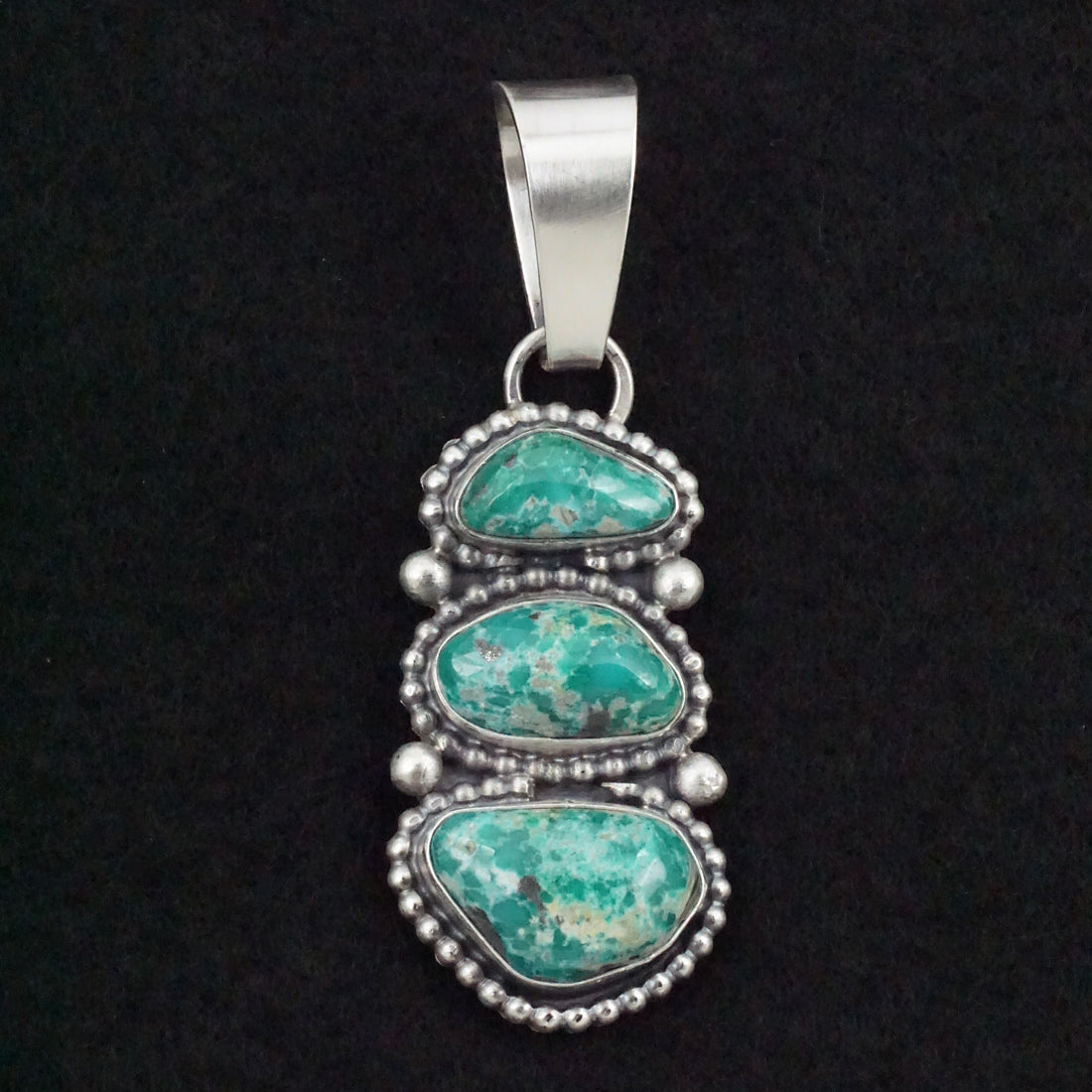 Randy Billy Turquoise & Sterling Silver Pendant