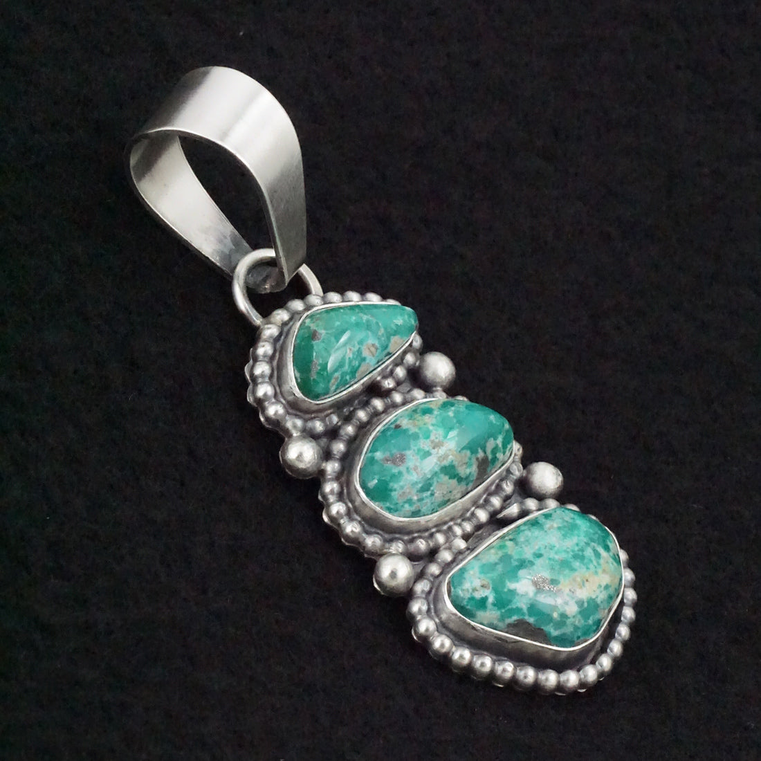 Randy Billy Turquoise & Sterling Silver Pendant