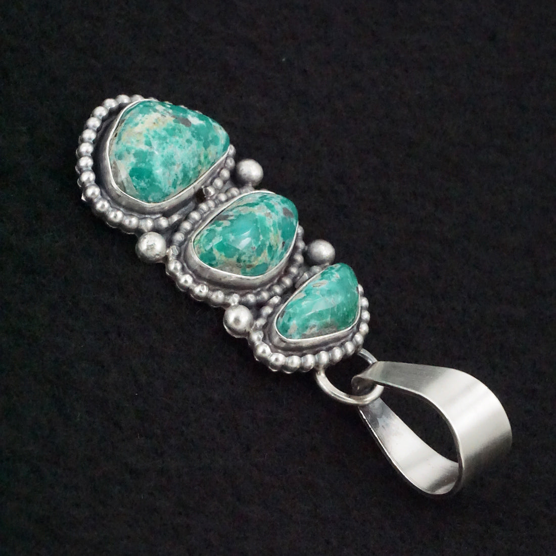 Randy Billy Turquoise & Sterling Silver Pendant