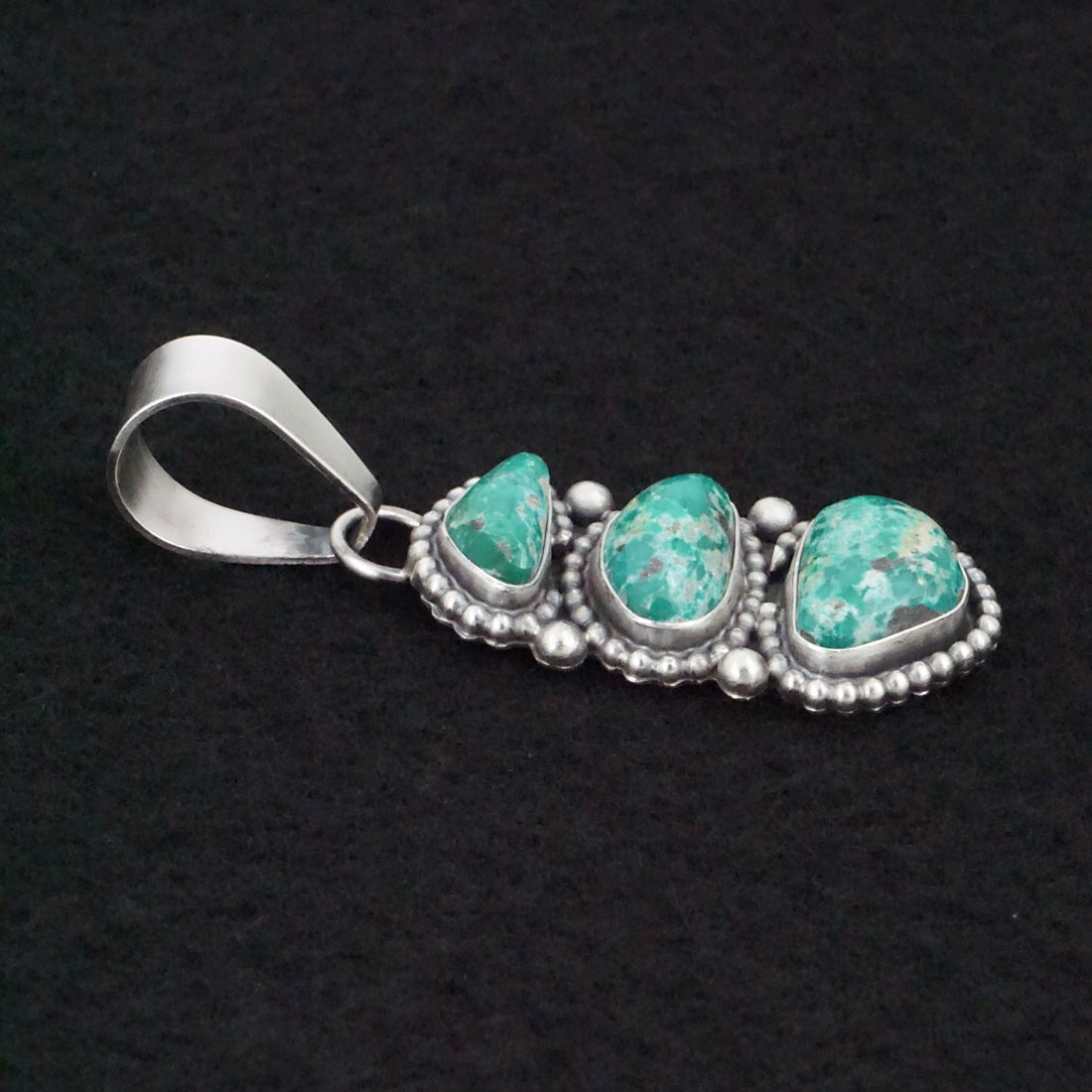 Randy Billy Turquoise & Sterling Silver Pendant