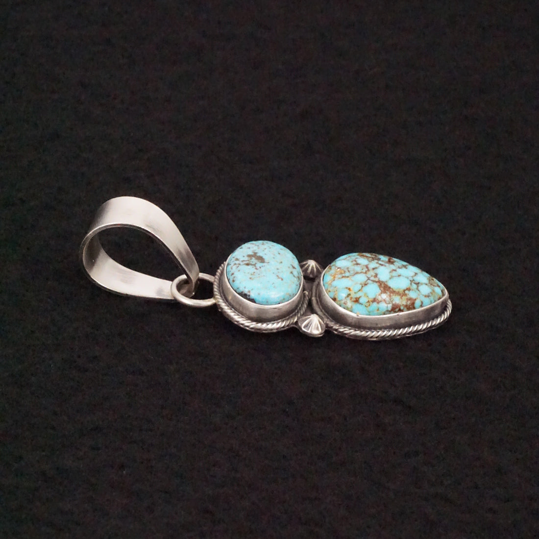 Randy Billy Turquoise & Sterling Silver Pendant