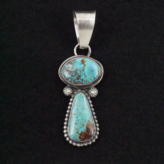 Randy Billy Turquoise & Sterling Silver Pendant