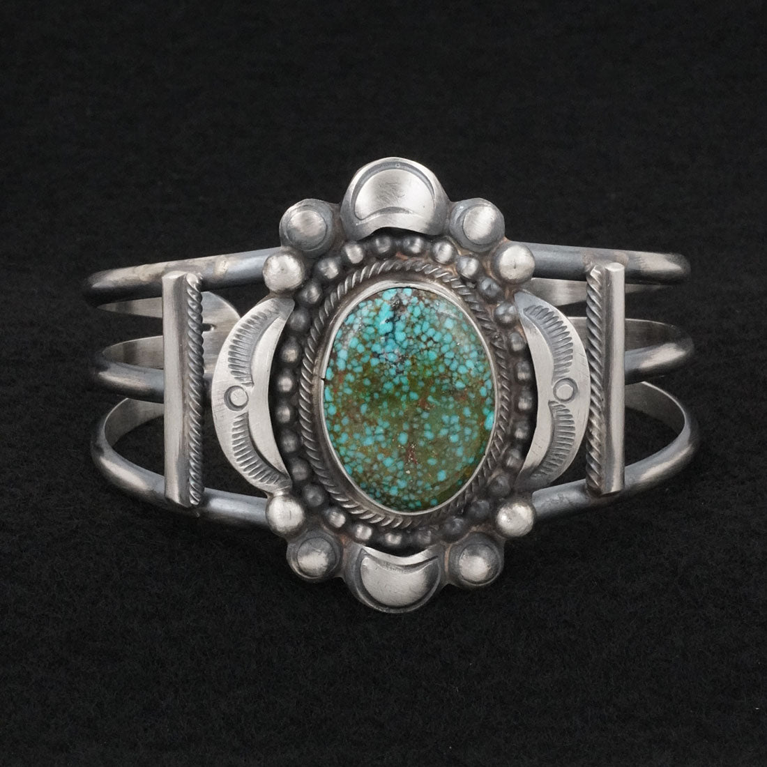 Leslie Nez Turquoise & Sterling Silver Bracelet