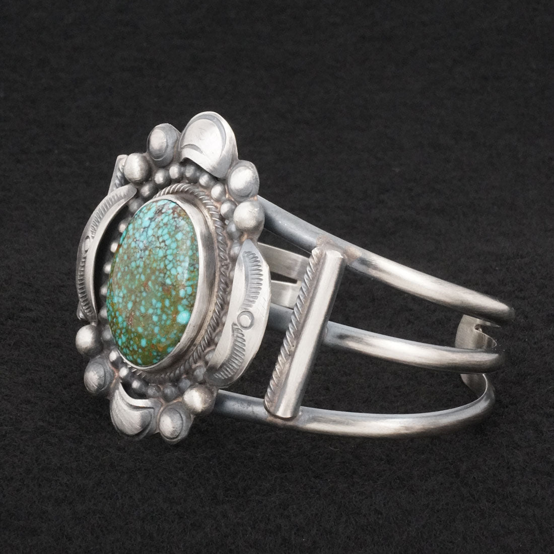 Leslie Nez Turquoise & Sterling Silver Bracelet