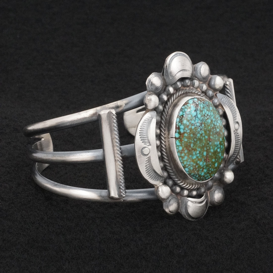 Leslie Nez Turquoise & Sterling Silver Bracelet