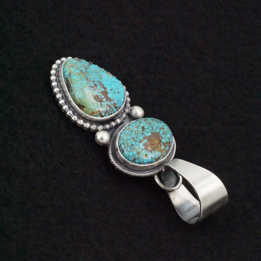 Randy Billy Turquoise & Sterling Silver Pendant