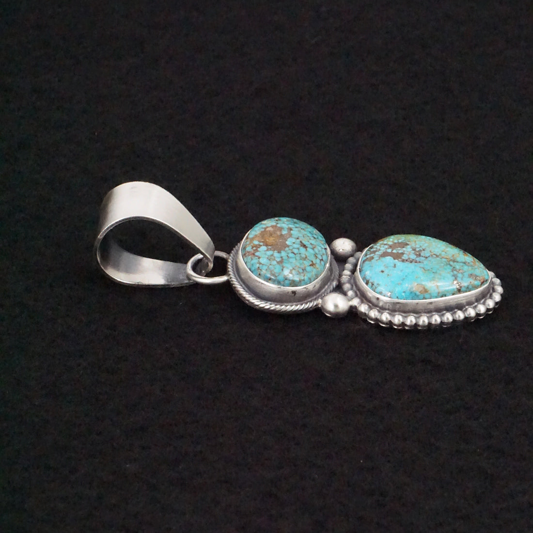 Randy Billy Turquoise & Sterling Silver Pendant