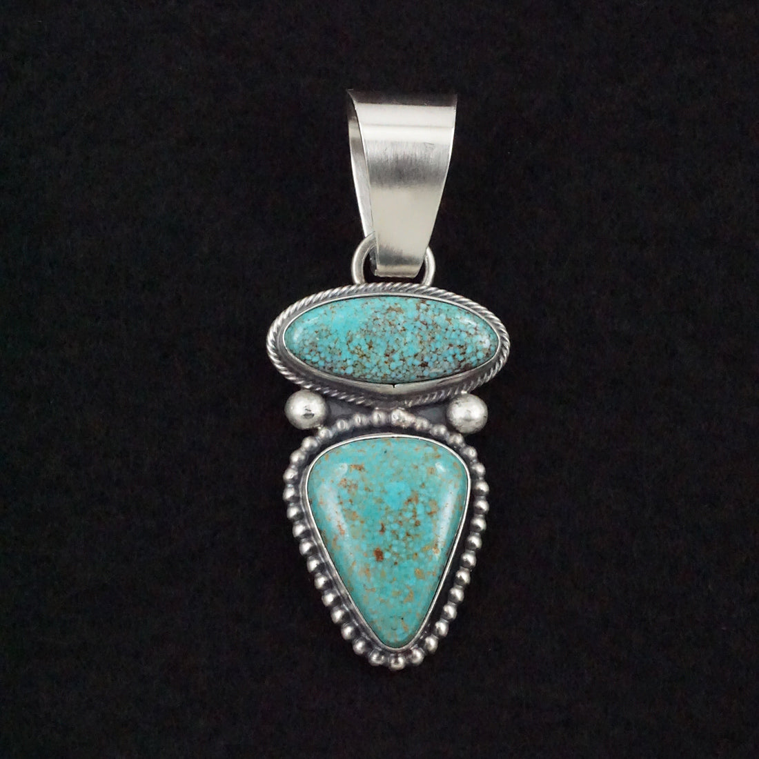 Randy Billy Turquoise & Sterling Silver Pendant