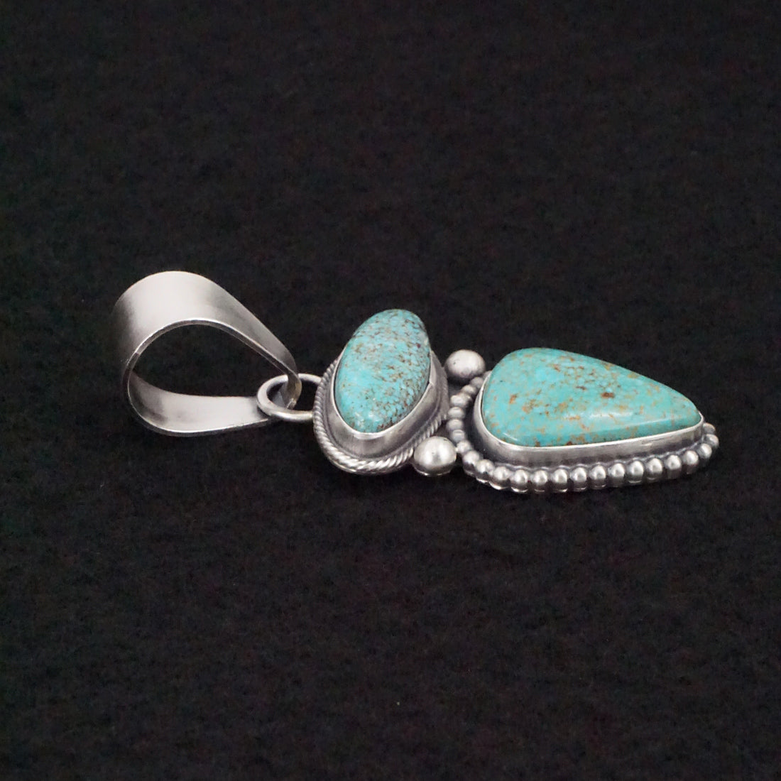 Randy Billy Turquoise & Sterling Silver Pendant